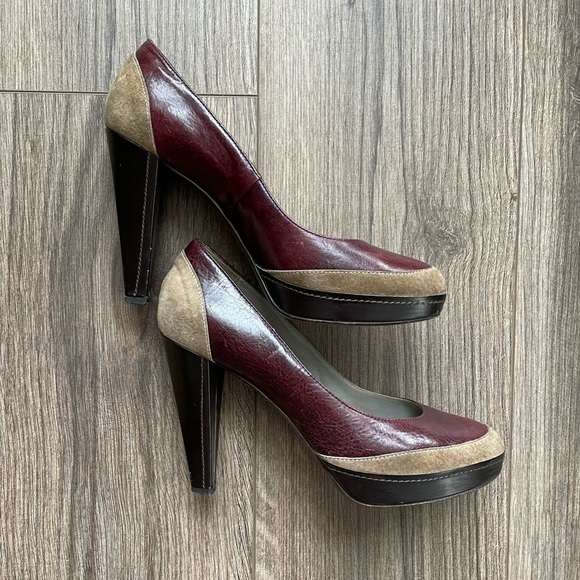 Hugo Boss Leather Platform Heels | 37 - Picture 2 of 12